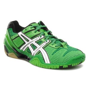 Buy the Asics Gel-Blast 4 Green Indoor Courts shoes from Control the 'T' Sports