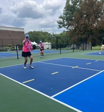 Pickleball gameplay