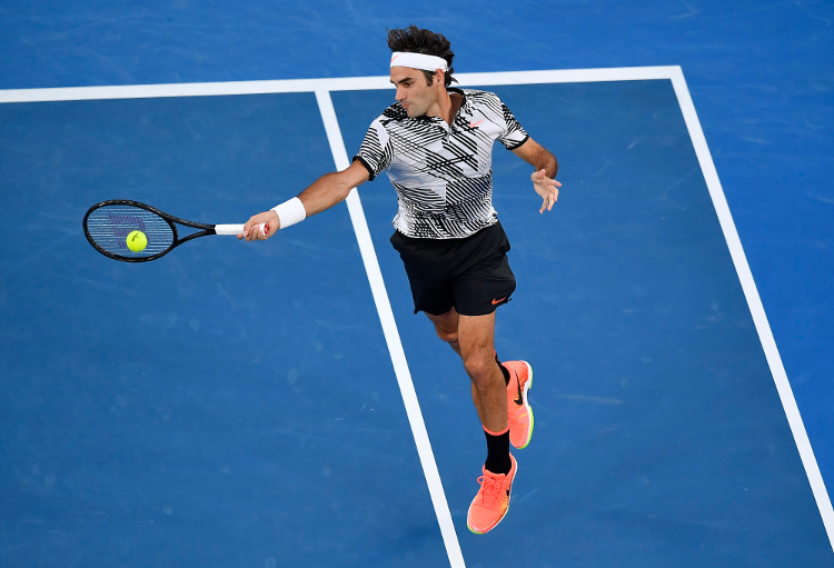 Roger Federer Inside Out Forehand